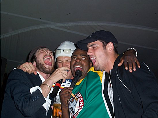Celebrity Sighting: Tracy Morgan & Jared Padalecki
